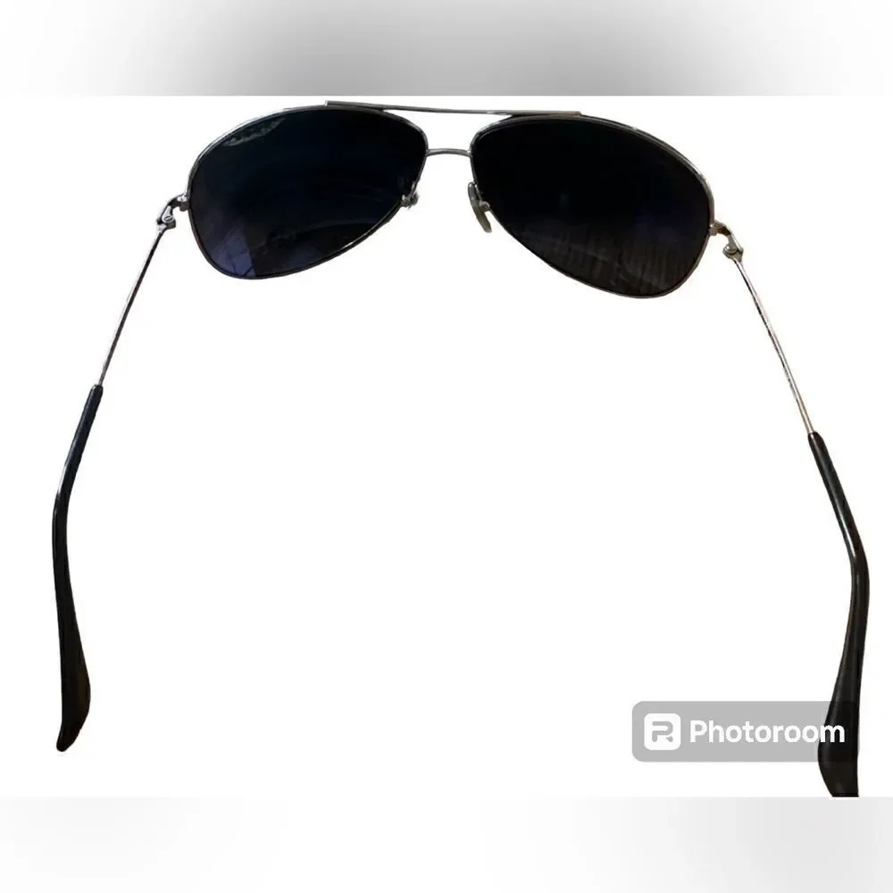 Ray Ban RB3293 Polarized Aviator Matte Gunmetal Reflective Sunglasses
